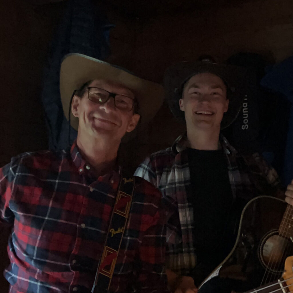 frank og fredrik cowboy